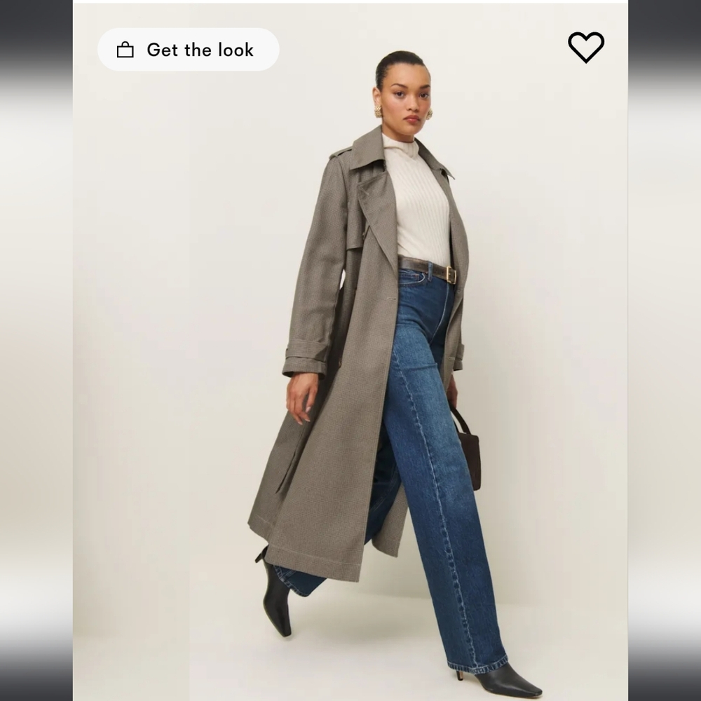 Reformation Matteo Trench Brown - Size XS - Picture 5 of 16
